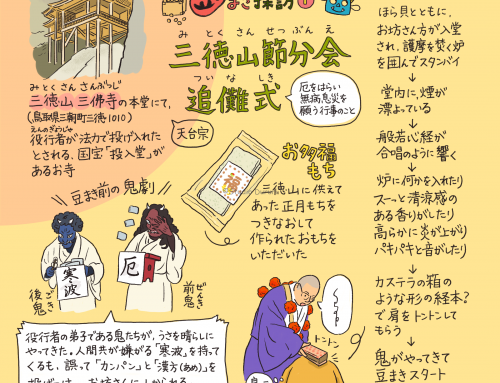 豆まき探訪①三徳山三佛寺